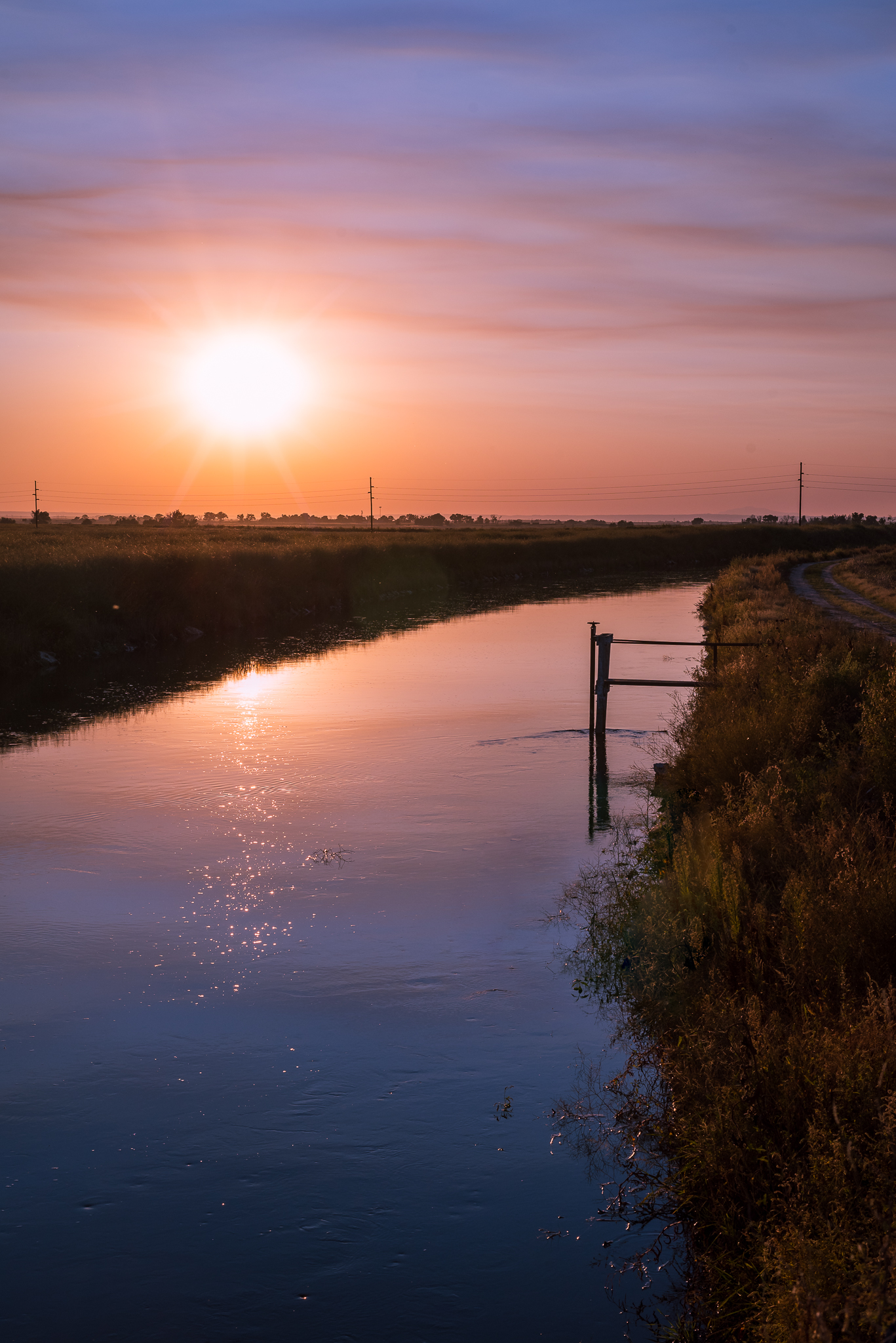 Goshen Irrigation District Canal Wyoming