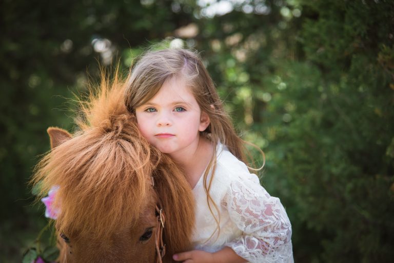 Pony Princess Kids Photography Session Torrington Wyoming