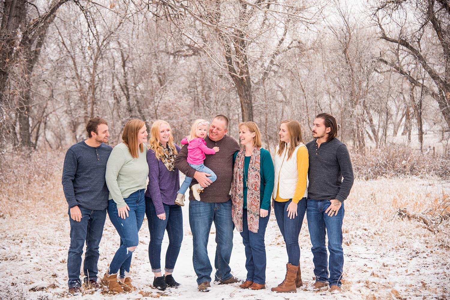 Outdoor Winter Family Pictures